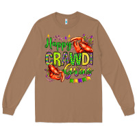 Toasted Coconut happy crawdi gras olivia Long Sleeve Tee - OliviaCreatesArt