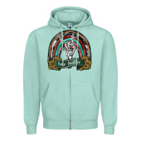 Seafoam hair hurstler copy Zipper Hoodie - SublimationCraftShop
