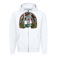 White hair hurstler copy Zipper Hoodie - SublimationCraftShop