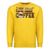 Lemon keep calm and make coffee Premium Sweatshirt - BarkalooDesign