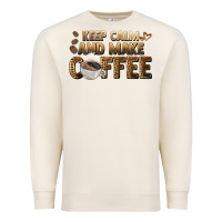 Sandshell keep calm and make coffee Premium Sweatshirt - BarkalooDesign