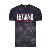 Cloud Black Let's Go Brandon Vintage Tee - Jasminsmagicworld