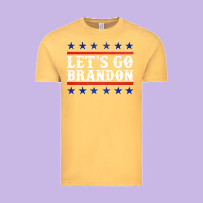 Let's Go Brandon Vintage Tee Designed By Jasminsmagicworld