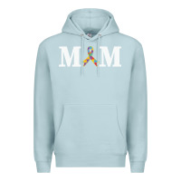 Blue Mist LIL Autism Mom Premium Hoodie - CowhideDigitalArt