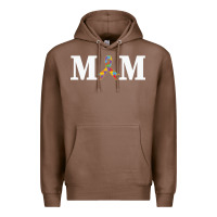 Chestnut LIL Autism Mom Premium Hoodie - CowhideDigitalArt