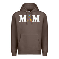 Coffee LIL Autism Mom Premium Hoodie - CowhideDigitalArt