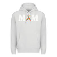 Dove Grey LIL Autism Mom Premium Hoodie - CowhideDigitalArt
