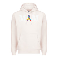 Pale Pink LIL Autism Mom Premium Hoodie - CowhideDigitalArt