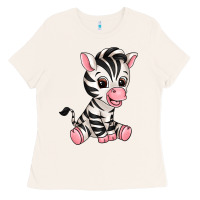Bone zebra Ladies Tee - texasbilliewilder