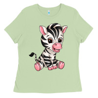 Matcha zebra Ladies Tee - texasbilliewilder