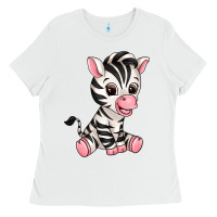 White zebra Ladies Tee - texasbilliewilder