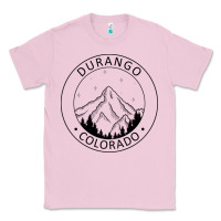 Bubblegum Pink Durango Mountain City - Colorado State Souvenir Gift Classic Tee - trangStudio