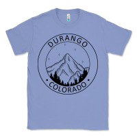 Colony Blue Durango Mountain City - Colorado State Souvenir Gift Classic Tee - trangStudio