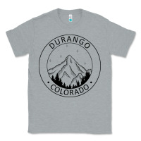 Heather Grey Durango Mountain City - Colorado State Souvenir Gift Classic Tee - trangStudio
