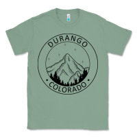 Sage Durango Mountain City - Colorado State Souvenir Gift Classic Tee - trangStudio