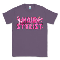 Lavender Breast Cancer hair stylist Classic Tee - texasbilliewilder