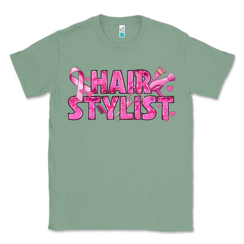 Breast Cancer Hair Stylist Classic Tee by texasbilliewilder | Teevron