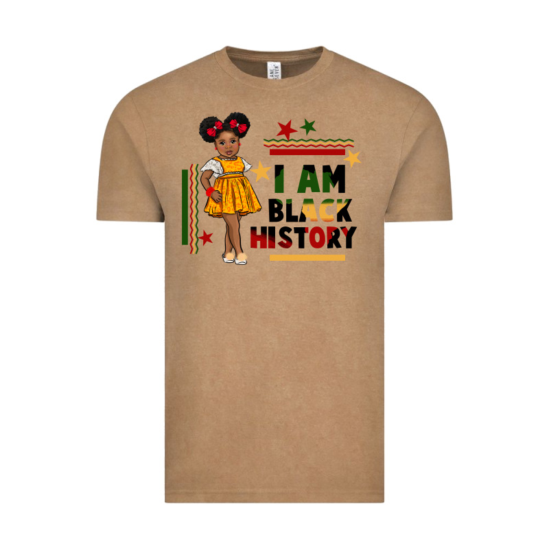 I Am Black History Black Girl Peekaboo Juneteenth Vintage Tee by CowGirlArtShop | Teevron