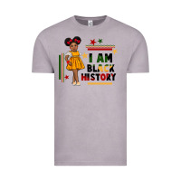 Vintage Zinc i am black history black girl peekaboo juneteenth Vintage Tee - CowGirlArtShop