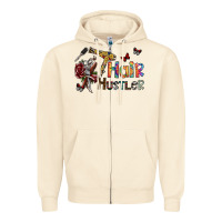 Sandshell hair hustler 2 Zipper Hoodie - SublimationCraftShop