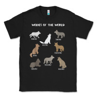 Black Wolves Of The World Educational Wolf Gift Classic Tee - trangStudio