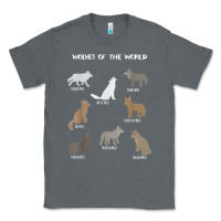 Charcoal Heather Wolves Of The World Educational Wolf Gift Classic Tee - trangStudio