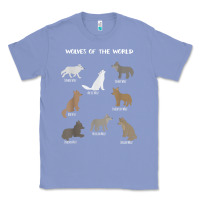 Colony Blue Wolves Of The World Educational Wolf Gift Classic Tee - trangStudio