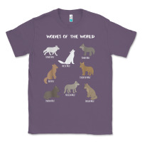 Lavender Wolves Of The World Educational Wolf Gift Classic Tee - trangStudio
