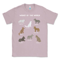 Lilac Wolves Of The World Educational Wolf Gift Classic Tee - trangStudio
