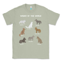 Matcha Wolves Of The World Educational Wolf Gift Classic Tee - trangStudio