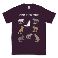 Wolves Of The World Educational Wolf Gift Classic Tee | Teevron