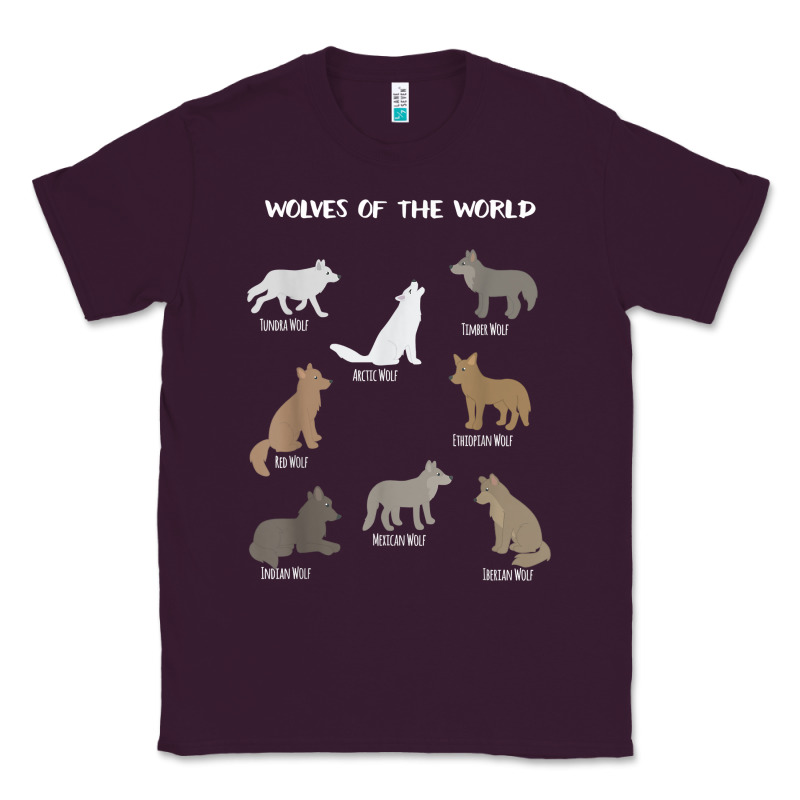 Wolves Of The World Educational Wolf Gift Classic Tee by trangStudio | Teevron