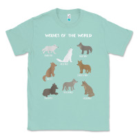 Seafoam Wolves Of The World Educational Wolf Gift Classic Tee - trangStudio