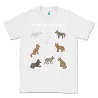 White Wolves Of The World Educational Wolf Gift Classic Tee - trangStudio