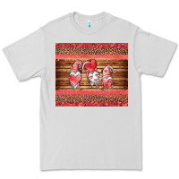 Dove Grey valentines day gnomes leopard Premium Tee - Jasminsmagicworld