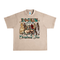 French Oak rockin around the christmas tree Urban Heavy Tee - CowGirlArtShop