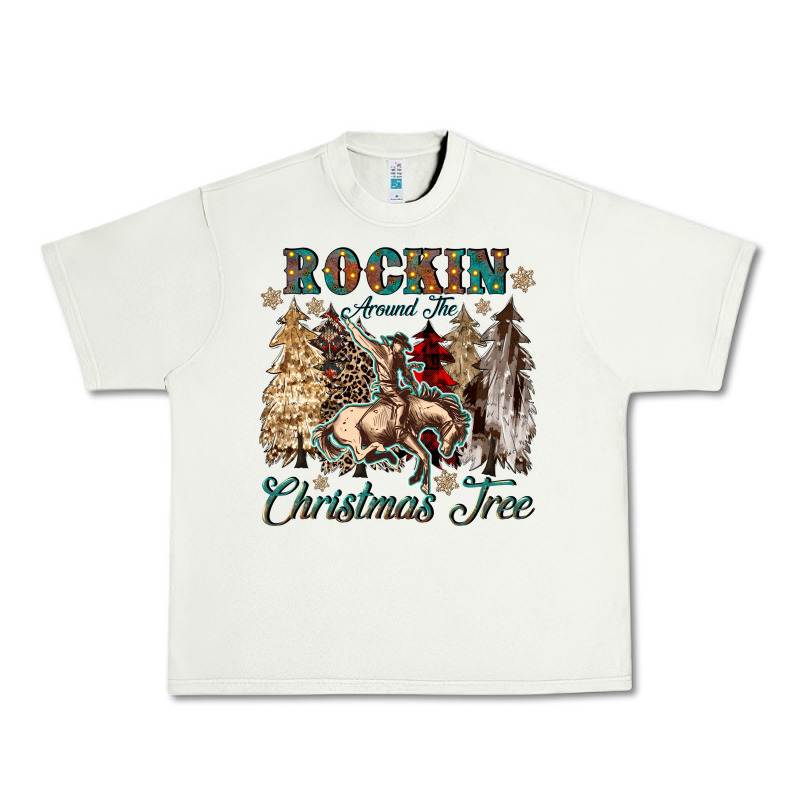Rockin Around The Christmas Tree Urban Heavy Tee by CowGirlArtShop | Teevron