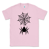 Bubblegum Pink spider t  shirt spider with web 17971797 Classic Tee - trangStudio