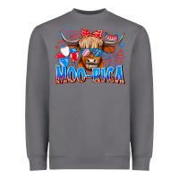 Storm moo rica Heavyweight Sweatshirt - CowhideDigitalArt