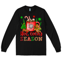 Black hot cocoa season Long Sleeve Tee - OliviaCreatesArt