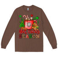Chestnut hot cocoa season Long Sleeve Tee - OliviaCreatesArt