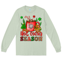 Matcha hot cocoa season Long Sleeve Tee - OliviaCreatesArt