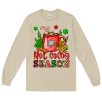 Mushroom hot cocoa season Long Sleeve Tee - OliviaCreatesArt