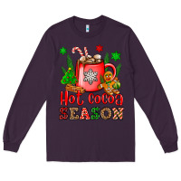 Plum hot cocoa season Long Sleeve Tee - OliviaCreatesArt