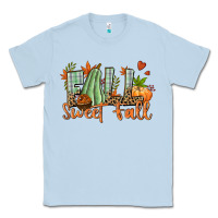 Dusty Blue Fall sweet Fall Classic Tee - NancyCooperArtShop