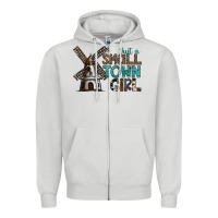 Dove Grey just a small town girl Zipper Hoodie - SublimationCraftShop