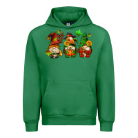 Emerald fall gnomes with pumpkin pie Urban Hoodie - AdoDesignShop