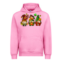 Fuchsia Pink fall gnomes with pumpkin pie Urban Hoodie - AdoDesignShop