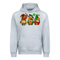 Heather Grey fall gnomes with pumpkin pie Urban Hoodie - AdoDesignShop
