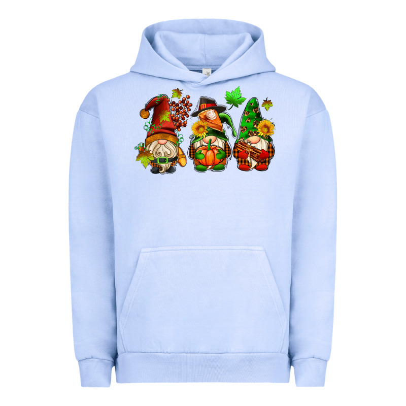 Fall Gnomes With Pumpkin Pie Urban Hoodie by AdoDesignShop | Teevron